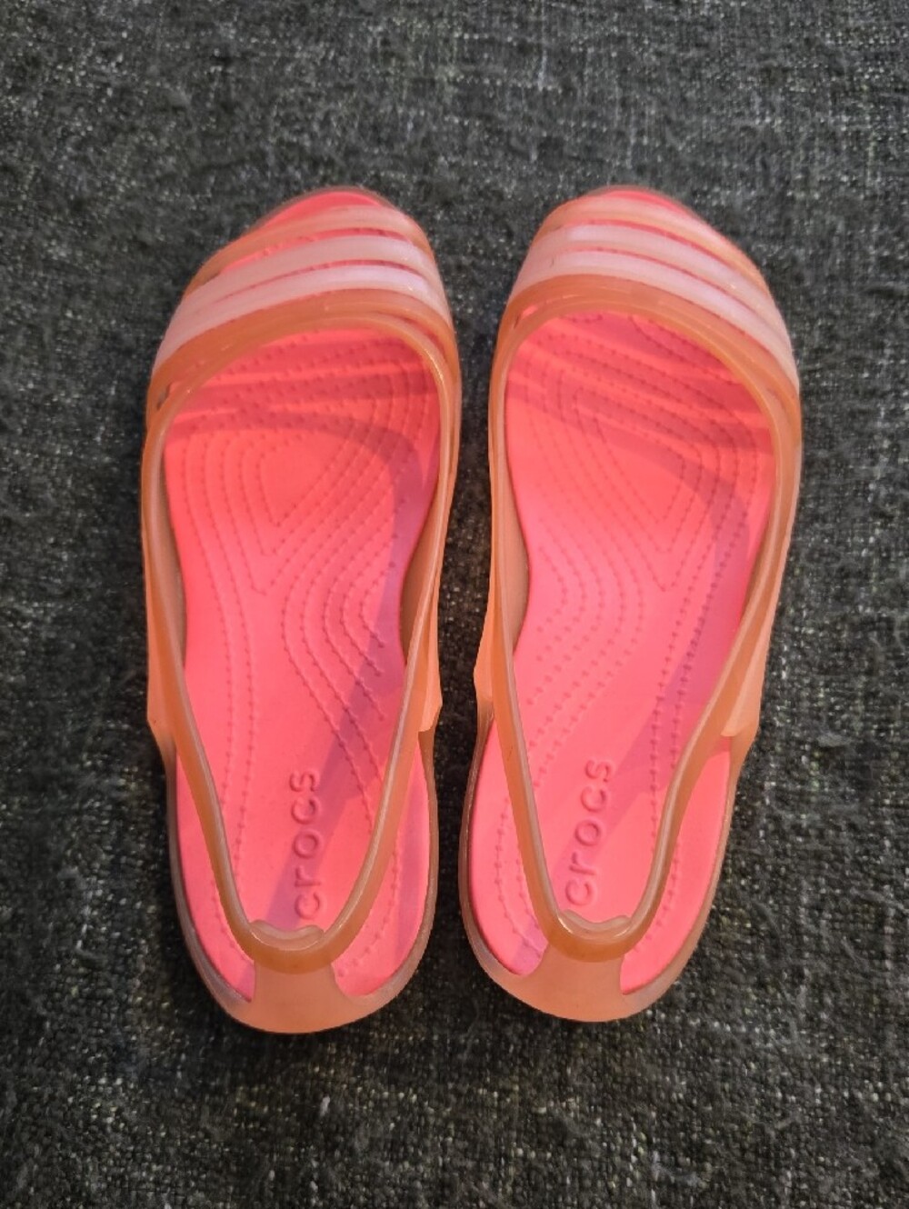 CROCS Women's Coral Slingback Jelly Sandals - Picture 3 of 4